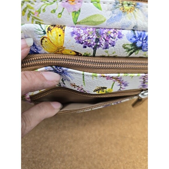 MultiSac Secret Garden Wht Crossbody Bag (B7) - Picture 4 of 10